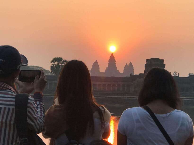 Angkor Wat Sunrise by Vintage Jeep – Private Tour - Ta Prohm: tree roots, broken stone, and a calmer pace