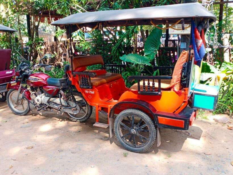 Angkor Wat Tour by Tuk-Tuk with English Speaking Driver - Angkor Thom and Bayon: the South Gate to the 216 faces