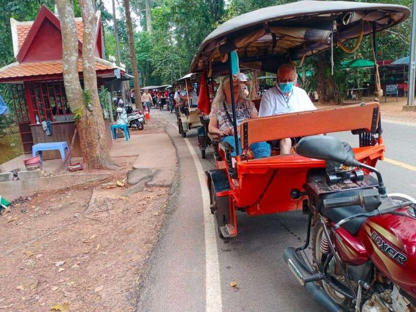 Angkor Wat Tour by Tuk-Tuk with English Speaking Driver - Ta Prohm: the giant roots that make people stop walking