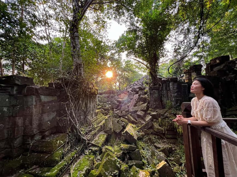 Banteay Srei, Beng Mealea and Kulen Mountain with Picnic - Palm Cake Village Start: Sweet Energy Before Temples