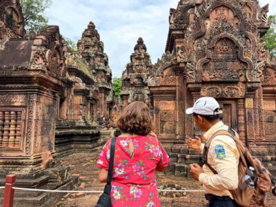 Banteay Srei, Beng Mealea and Kulen Mountain with Picnic - Banteay Srei: Pink Stone, Tiny Details, Real Craft