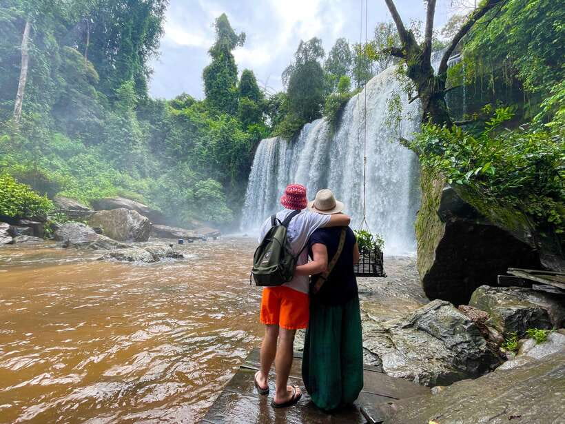 Banteay Srei, Kulen Waterfall & Beng Mealea Exploration - Kulen Mountain’s sacred core: the reclining Buddha and offerings