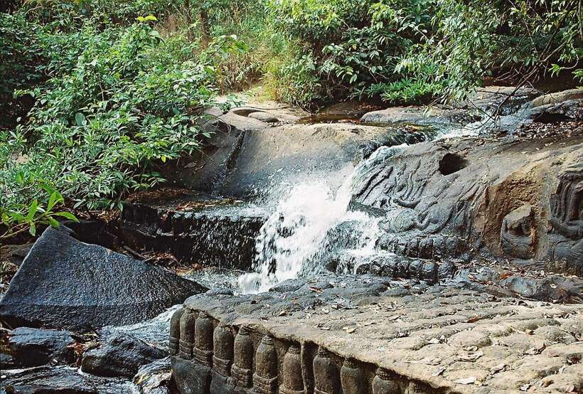 From Siem Reap: Small-Group Phnom Kulen Waterfall Day Tour - Grand Reclining Buddha: carved rock that feels impossibly intentional