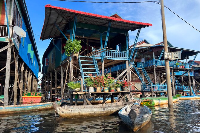 Kulen Mountain Tour with Picnic and Floating Village Sunset - Kampong Phluk: stilt houses, mangroves, and sunset on Tonle Sap