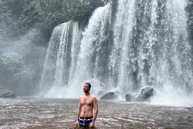 Kulen Mountain Waterfall Tour with Picnic Lunch from Siem Reap - Kulen Waterfall picnic: lunch, beer, and the swim option