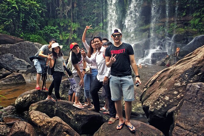 Kulen Mountain with Beng Mealea and Tonle Sap Small Group Tour - Poeng Ta Kho (the amazing cliff): summit views and the rock-carved reclining Buddha