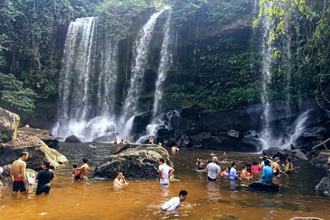 Kullen Waterfall Park with Small Group included entrance fee - Stop 4: Kulen Waterfall Swimming and the Shiva/Linga Theme