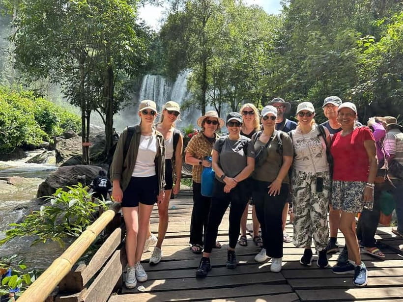 Phnom Kulen Waterfall & the Sacred 1000 Lingas (with Lunch) - Kulen Waterfall swim time: two tiers, photo breaks, and safety sense