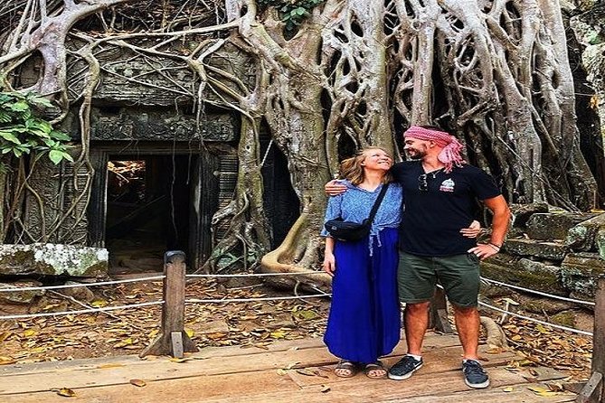 Private sunrise 'small tour' of Angkor Wat with car or van & Guide - Banteay Kdei: The Citadel Mood and Jungle Roots