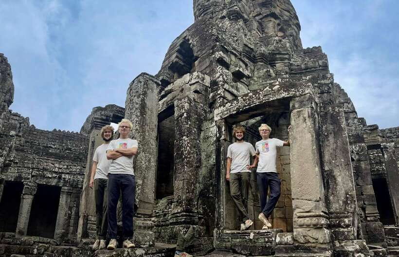 Siem Reap: Angkor Wat Private Tuk-Tuk Tour - Banteay Kdei: the monastery-cells vibe and the cotton-tree roots