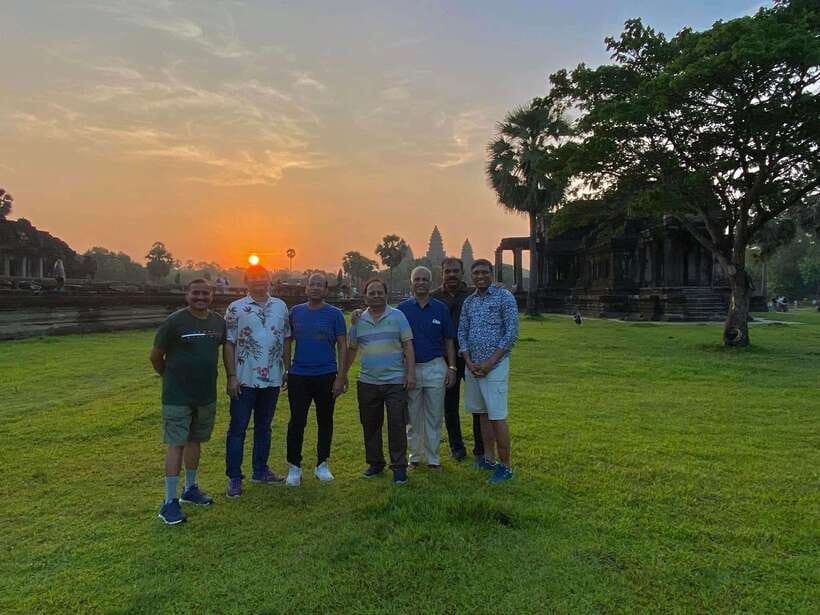Siem Reap: Angkor Wat: Small-Group Sunrise or Sunset Tour - The Air-Conditioned ride and the cold towel routine