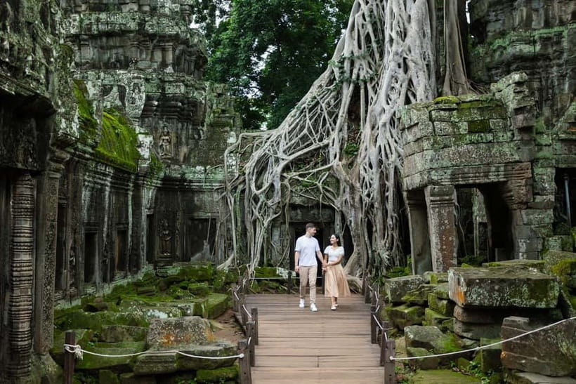 Siem Reap: Angkor Wat Sunrise Small Group tour and Breakfast - Ta Prohm: jungle roots, movie-famous ruins, and why you should go slow