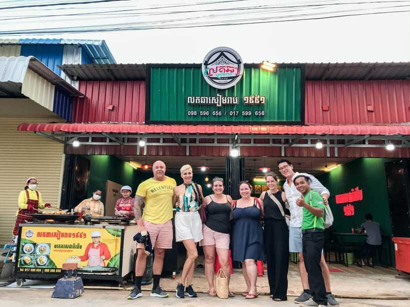 Siem Reap: Evening Food Tour with 10 Local Tastings - Local Restaurant Stops: Spring Rolls, Tofu, Snacking Variety
