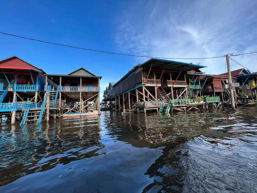 Siem Reap: Kulen Mountain, Beng Mealea and Tonle Sap Tour - Tonle Sap and Kampong Phluk by boat: floating houses and flood-ready design
