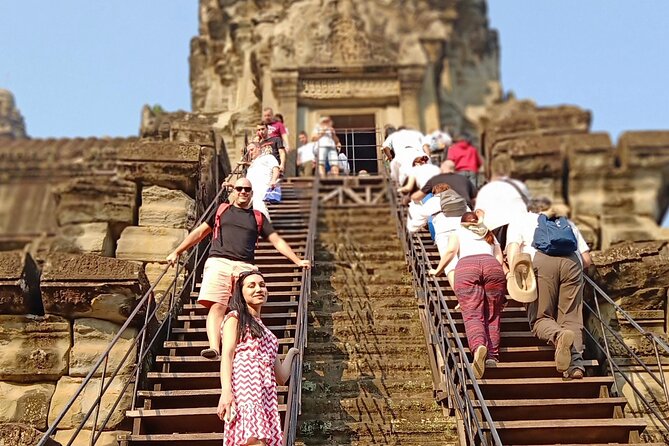 Siem Reap Private Day Tour: Angkor Wat Sunrise, Bayon & Ta Prohm - Bayon Temple and Ta Prohm: two very different vibes