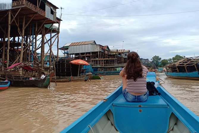 Siem Reap, Tonle Sap Lake, Kompong Phluk, Floating Village Tour - The school stop and pagoda moment: understanding daily life