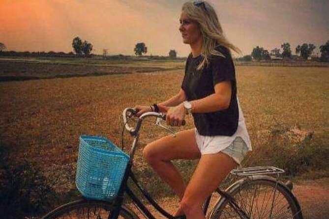 Small Group Countryside Bike Tours, Sunset & Picnic - The sunset finale: golden fields with a cold drink in hand