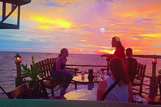 Sunset Dinner and drinks includes a Floating Village cruise tour. - Tonle Sap sunset dinner cruise: why the boat view matters